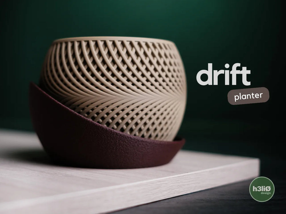 Drift Planter mit Untersetzer