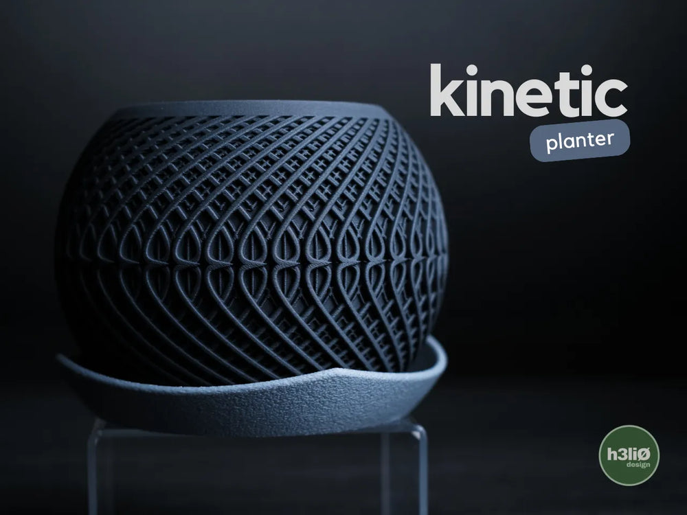Kinetic Planter mit Untersetzer