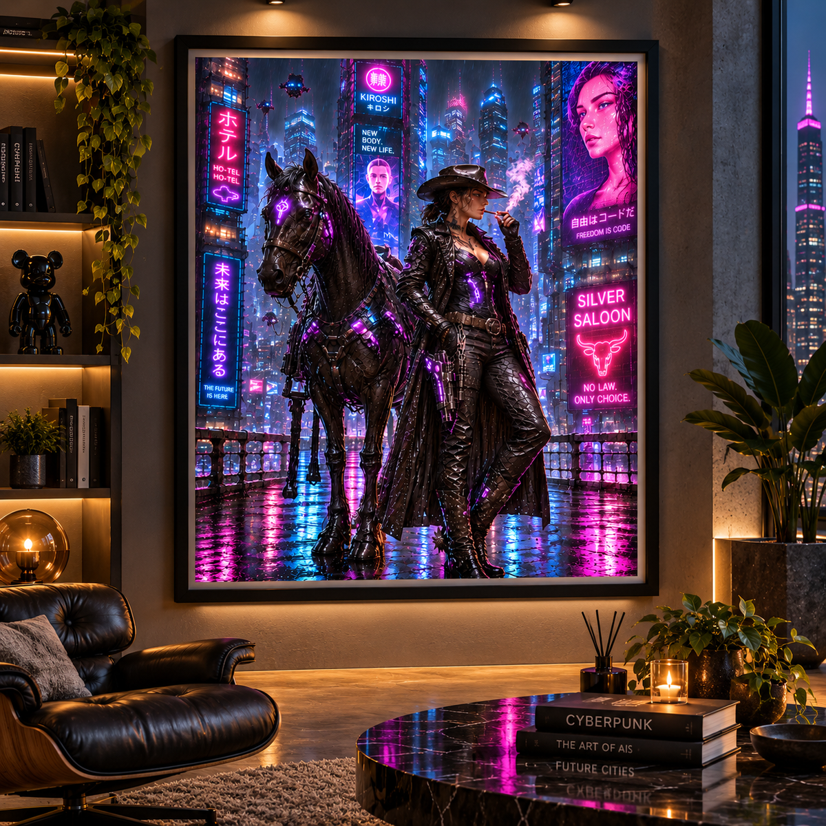 Cowgirl – Neon City – Ansicht 1
