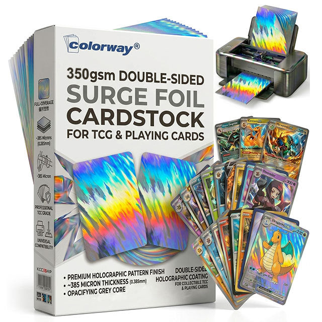 Premium Grey Core Doppelseitig Surge Holo (A4)