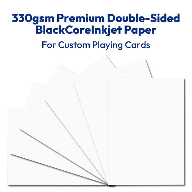 Premium Black Core Matte Cardstock 330g (A4)